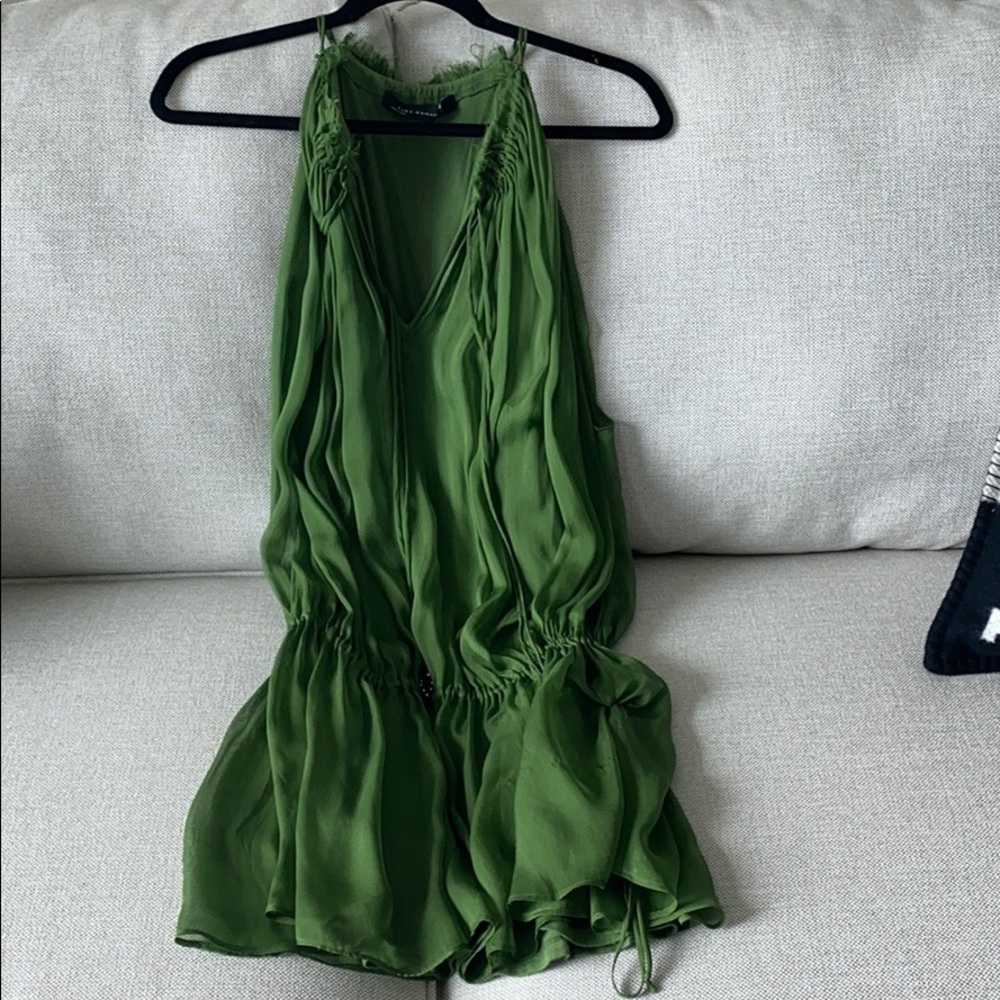 Zara green will dress size M